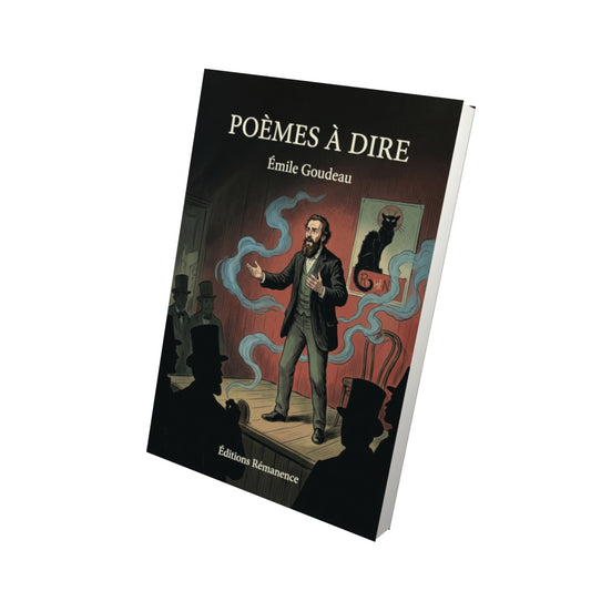 Livre Poèmes à dire par Émile Goudeau - Vue 3D - Editions Remanence