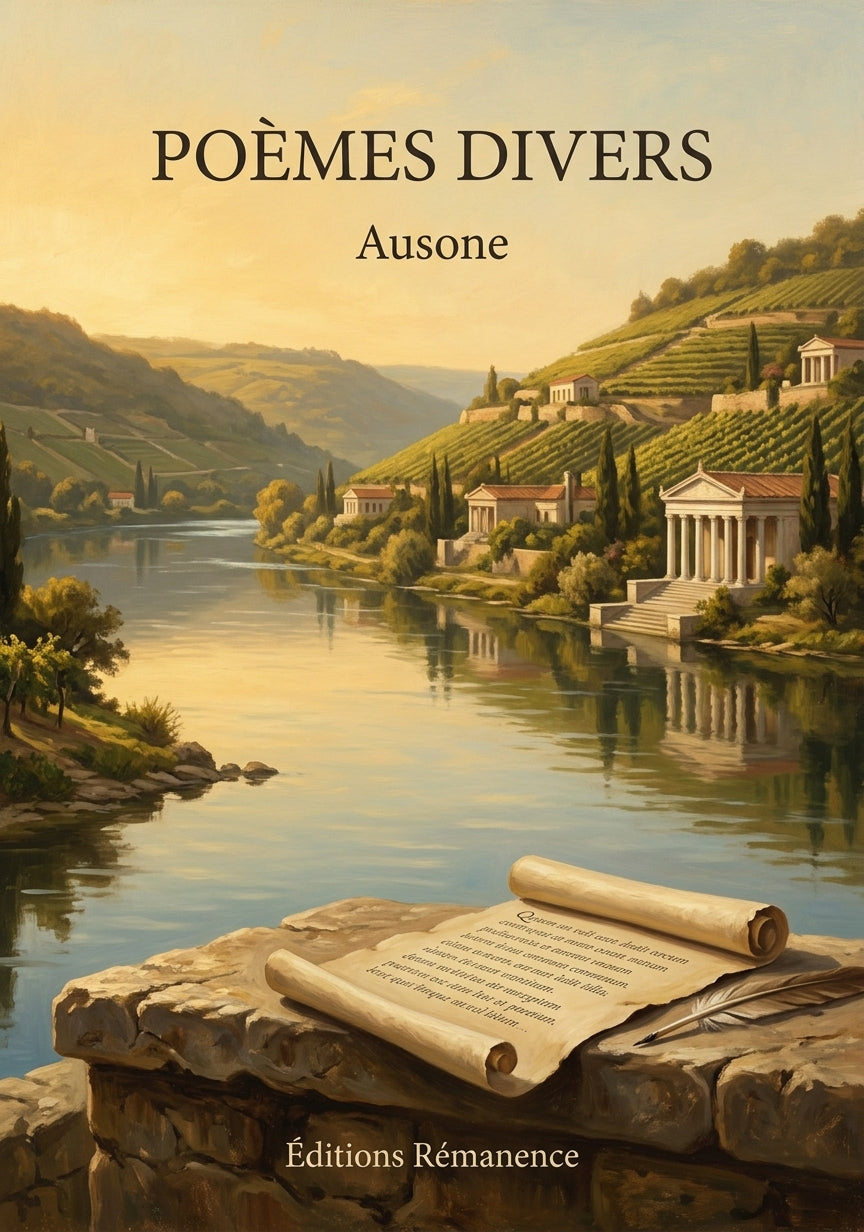 Livre Poèmes Divers par Ausone - Couverture - Editions Remanence