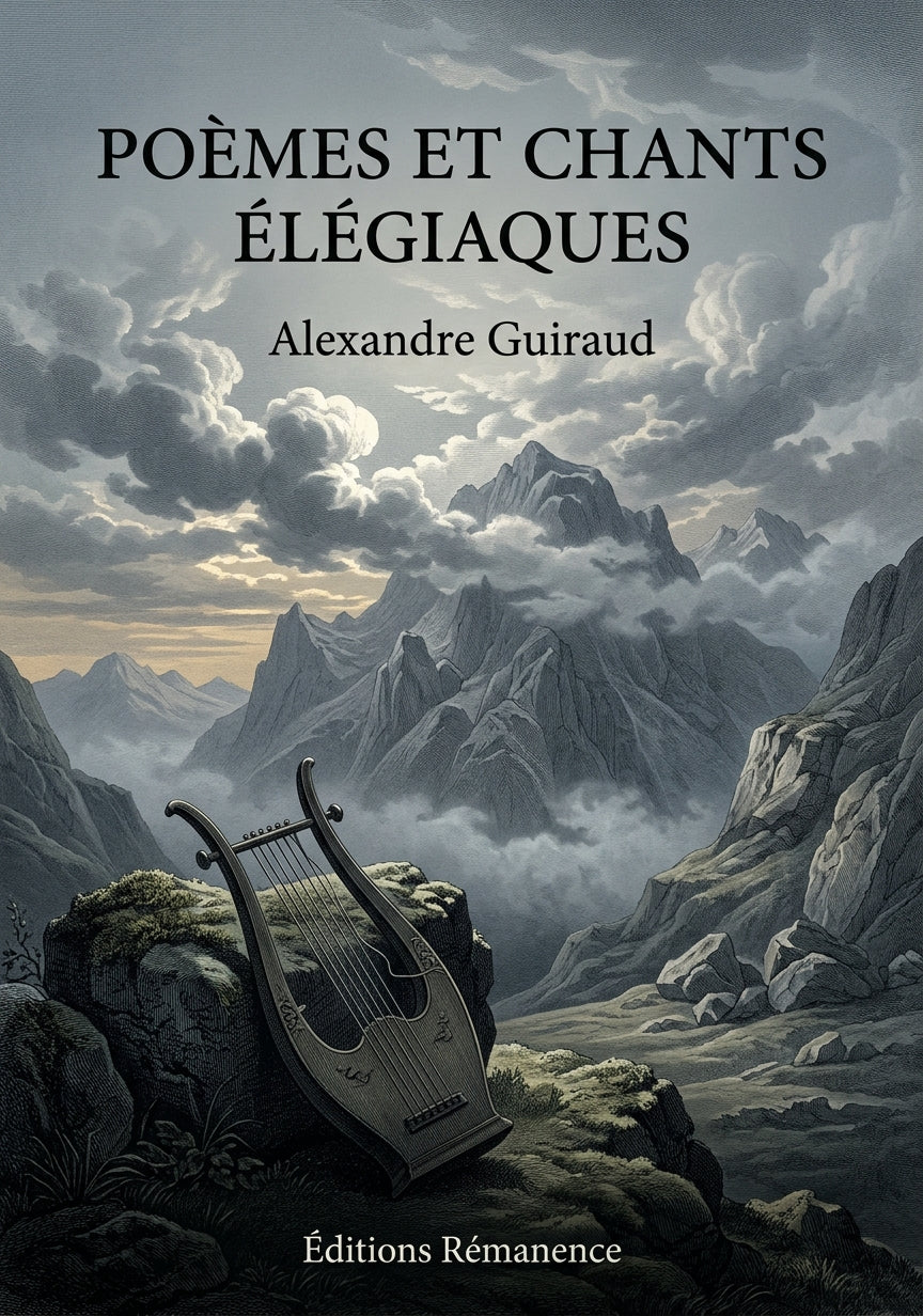 Livre Poèmes et chants élégiaques par Alexandre Guiraud - Couverture - Editions Remanence