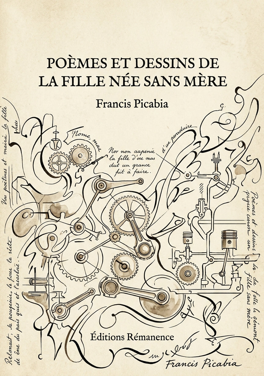 Poèmes et dessins de la fille née sans mère - Francis Picabia (Couverture)