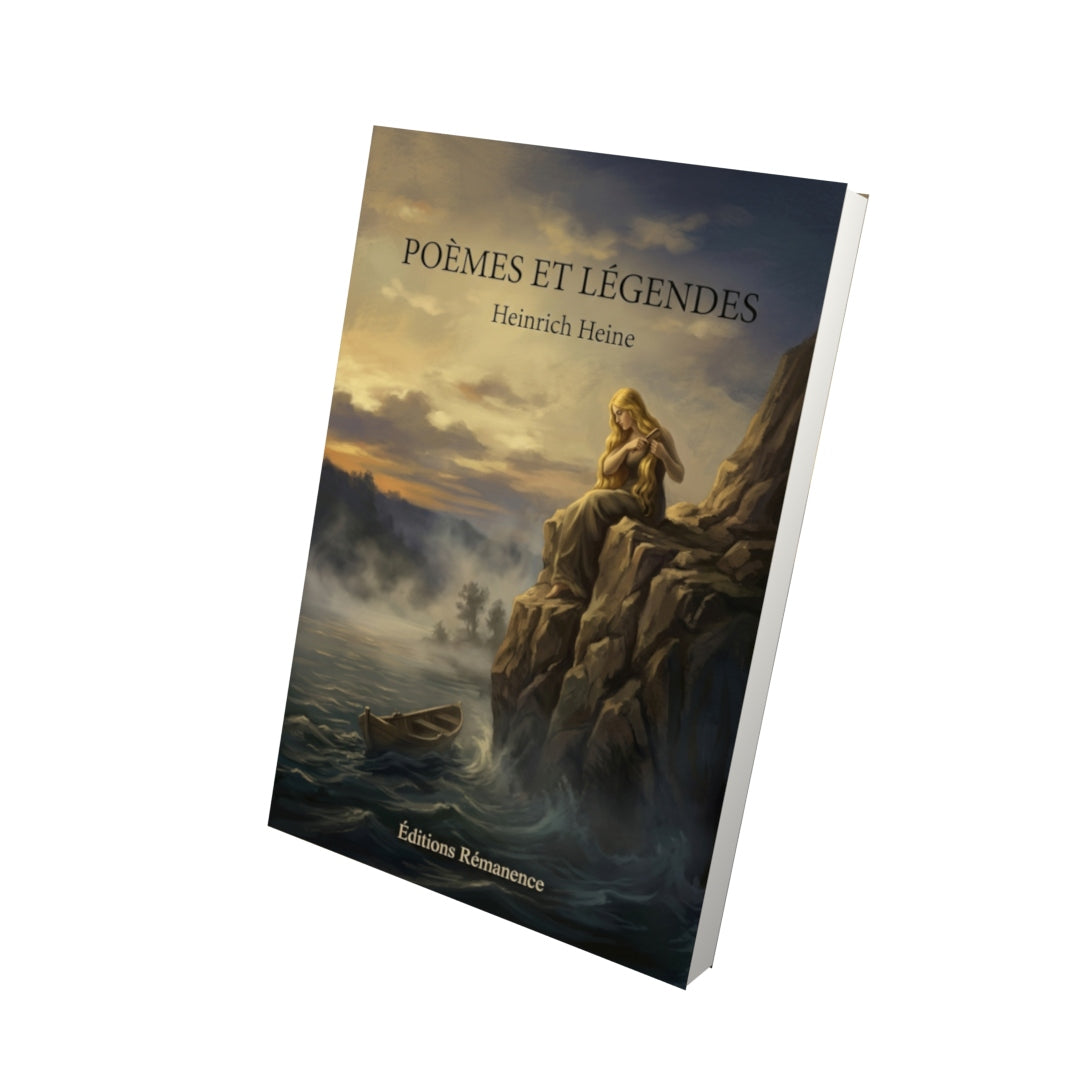 Livre Poèmes et légendes par Heinrich Heine - Vue 3D - Editions Remanence
