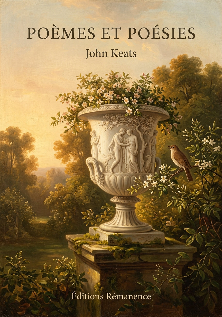 Livre Poèmes et Poésies par John Keats - Couverture - Editions Remanence