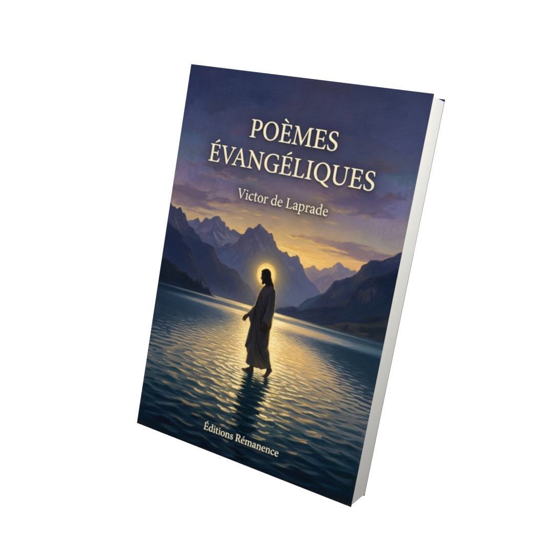 Livre Poèmes évangéliques par Victor de Laprade - Vue 3D - Editions Remanence