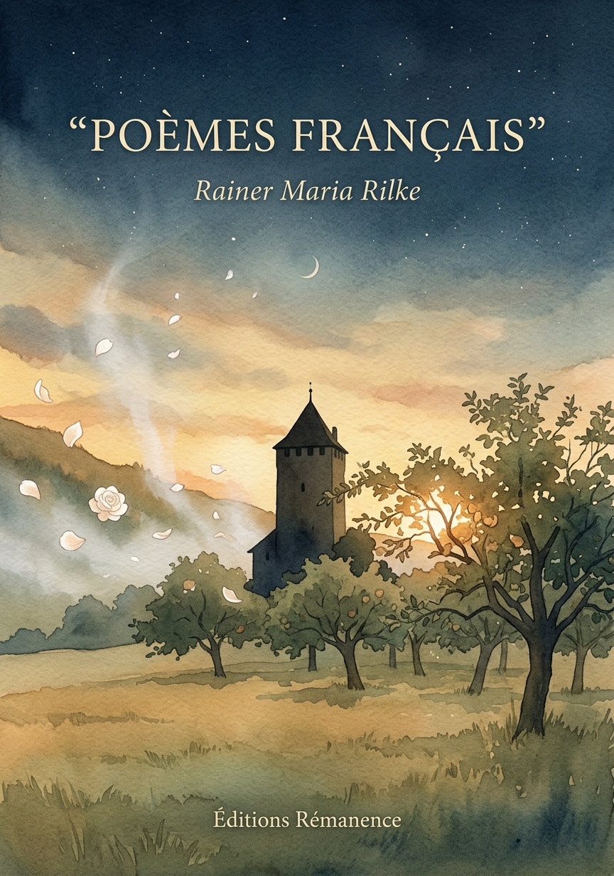 Livre Poèmes français par Rainer Maria Rilke - Couverture - Editions Remanence