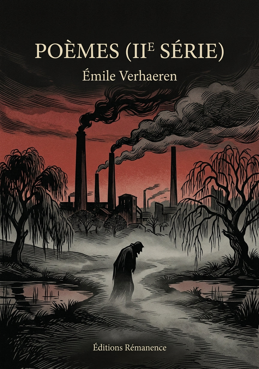 Livre Poèmes (IIe série) par Émile Verhaeren - Couverture - Editions Remanence
