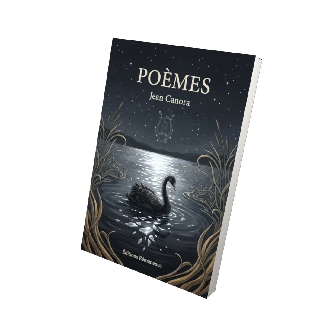 Livre Poèmes par Jean Canora - Vue 3D - Editions Remanence