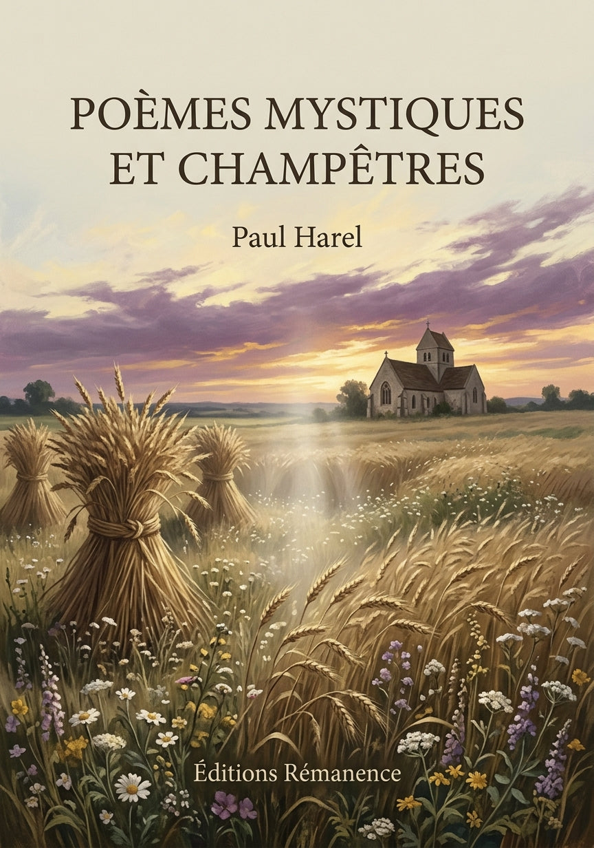 Livre Poèmes mystiques et champêtres par Paul Harel - Couverture - Editions Remanence