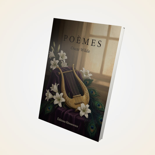 Livre Poèmes - Oscar Wilde - Couverture 3D