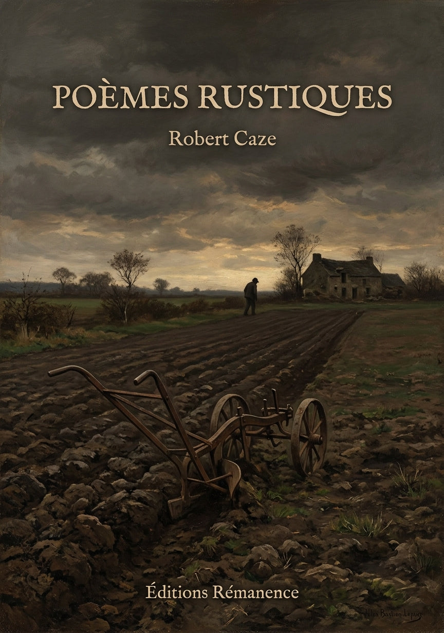 Livre Poèmes rustiques par Robert Caze - Couverture - Editions Remanence