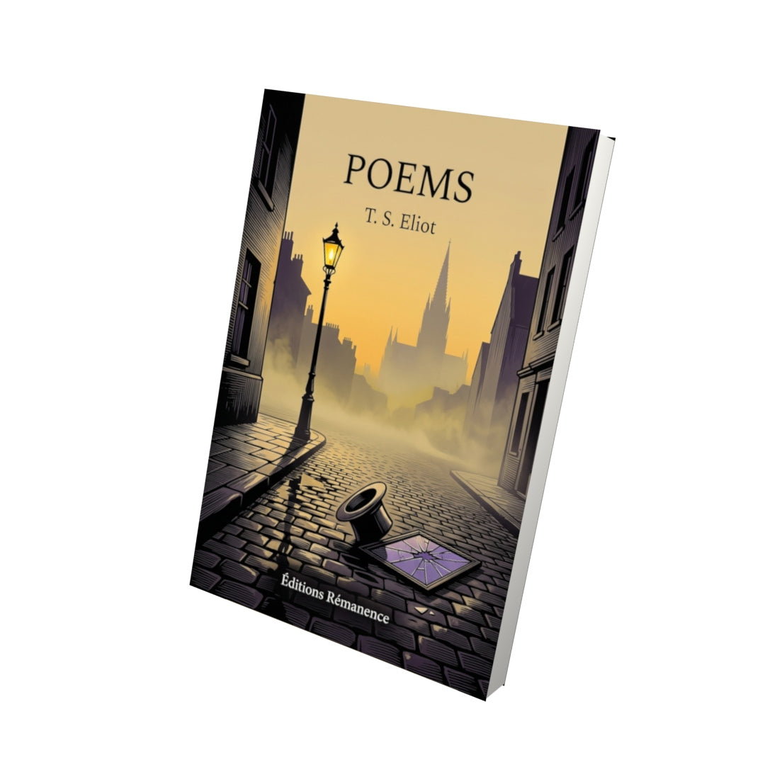 Livre Poems par T. S. Eliot - Vue 3D - Editions Remanence