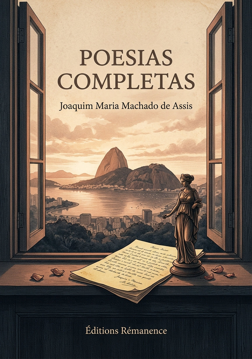 Livre Poesias Completas par Joaquim Maria Machado de Assis - Couverture - Editions Remanence