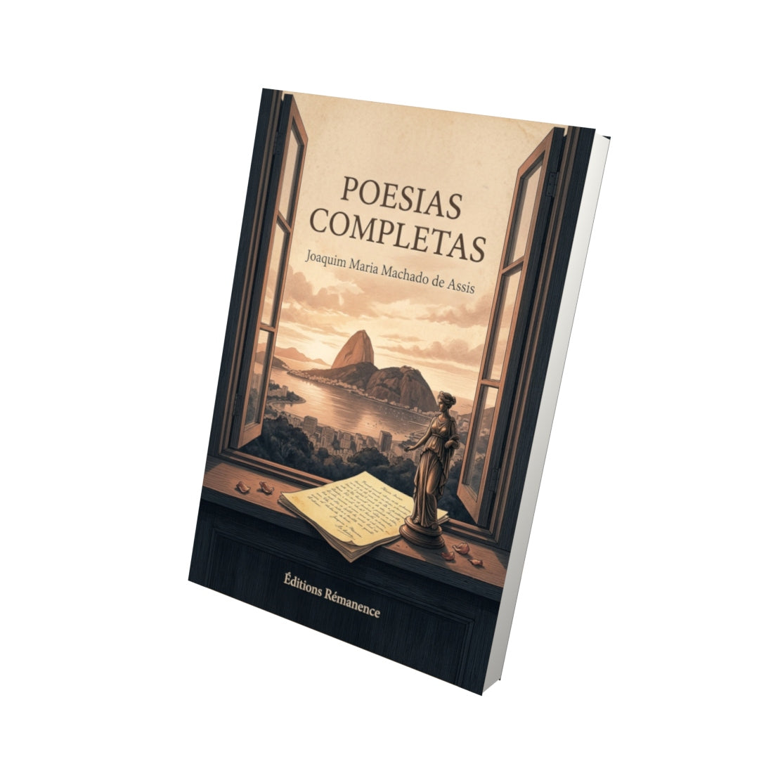 Livre Poesias Completas par Joaquim Maria Machado de Assis - Vue 3D - Editions Remanence