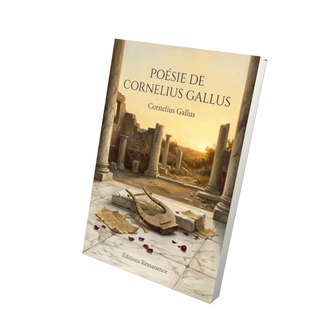 Livre Poésie de Cornelius Gallus par Cornelius Gallus - Vue 3D - Editions Remanence