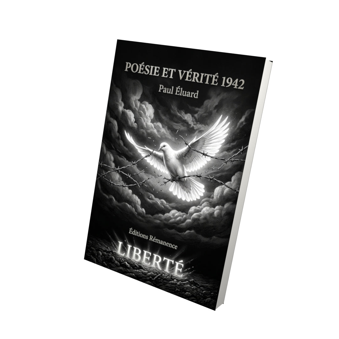 Livre Poésie et vérité 1942 par Paul Éluard - Vue 3D - Editions Remanence