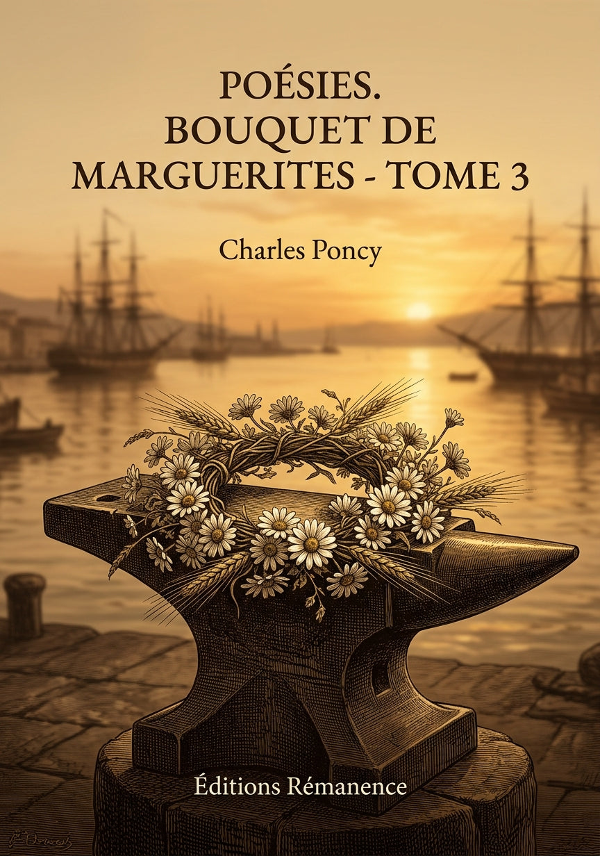 Livre Poésies. Bouquet de Marguerites - Tome 3 par Charles Poncy - Couverture - Editions Remanence