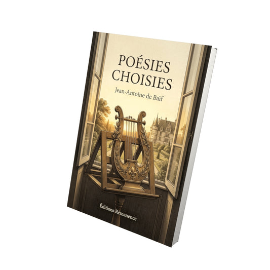 Livre Poésies choisies par André Van Hasselt - Vue 3D - Editions Remanence