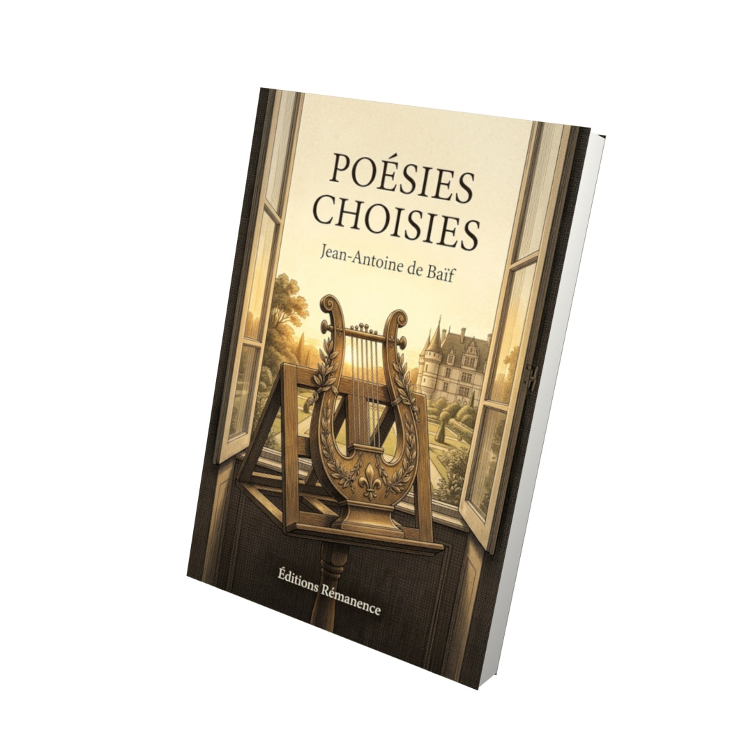 Livre Poésies choisies par Clovis Hugues - Vue 3D - Editions Remanence