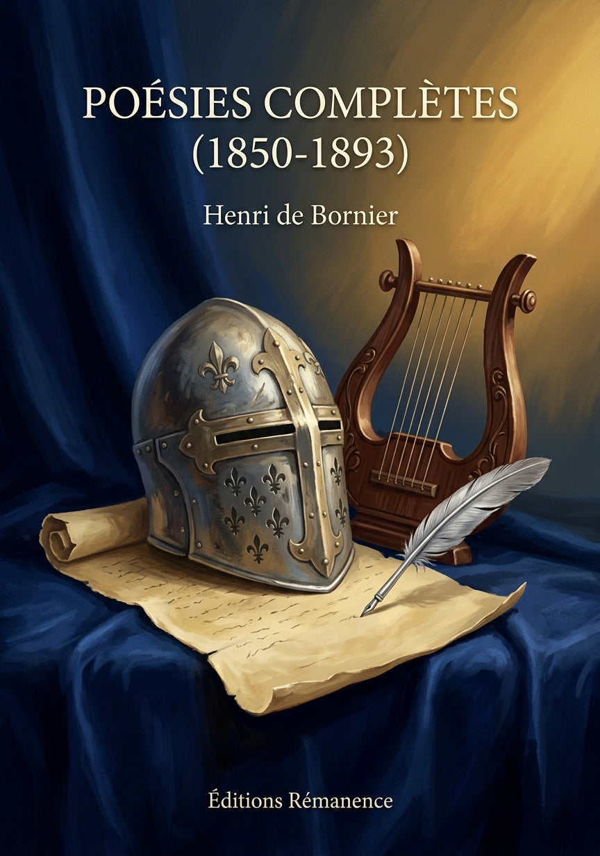 Livre Poésies complètes (1850-1893) par Henri de Bornier - Couverture - Editions Remanence