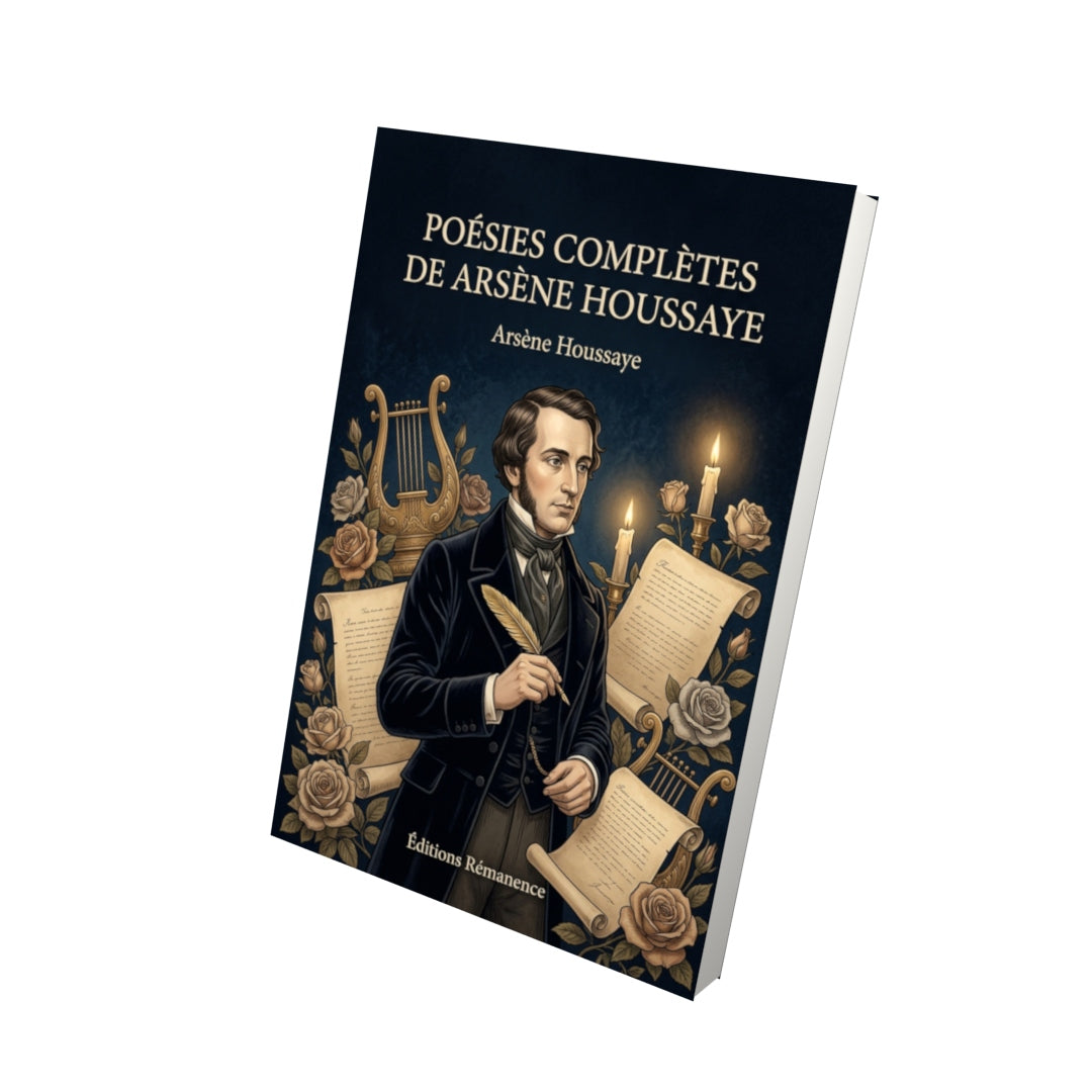 Livre Poésies complètes de Arsène Houssaye par Arsène Houssaye - Vue 3D - Editions Remanence