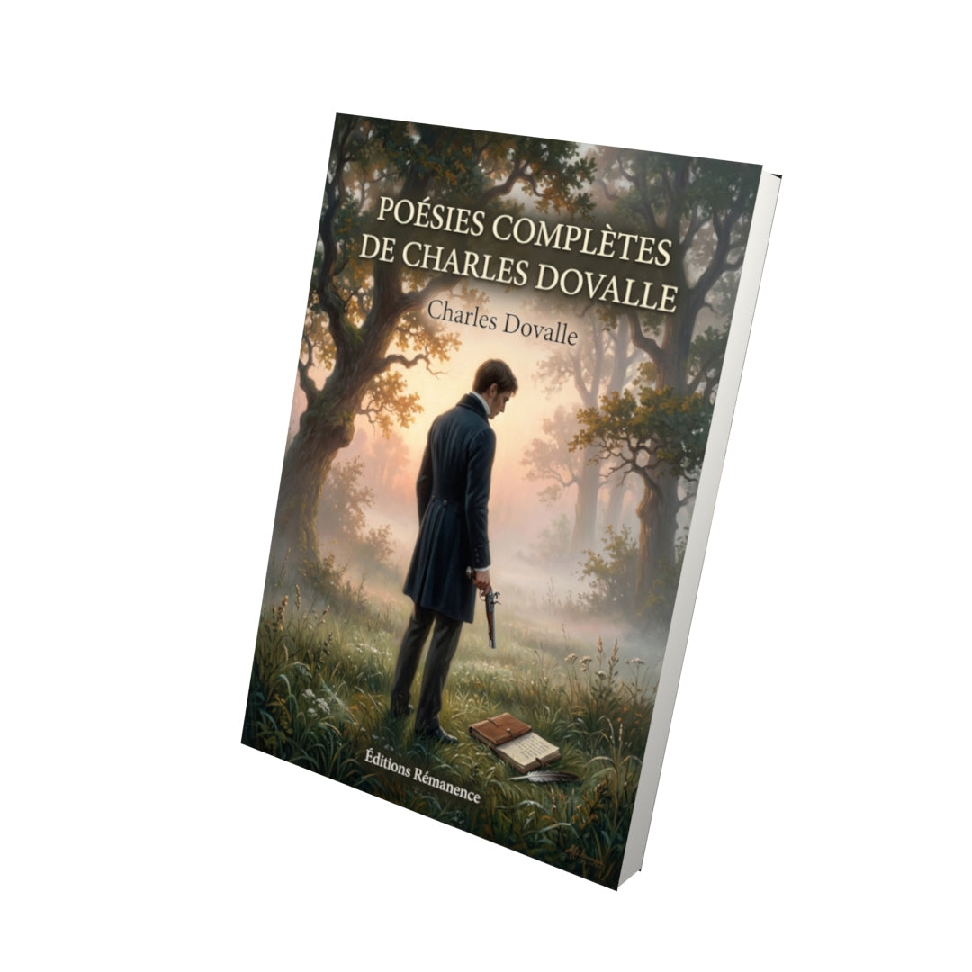 Livre Poésies complètes de Charles Dovalle par Charles Dovalle - Vue 3D - Editions Remanence