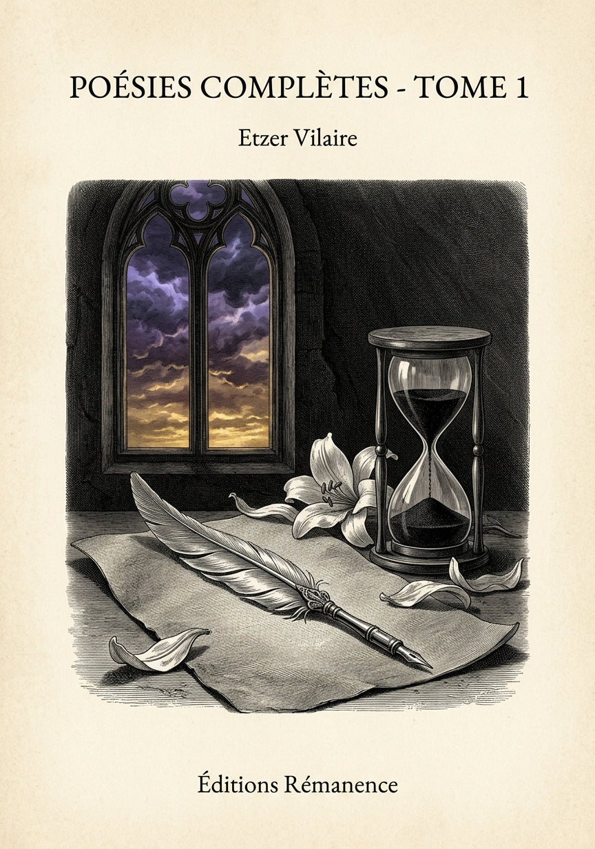 Livre Poésies complètes - Tome 1 par Etzer Vilaire - Couverture - Editions Remanence