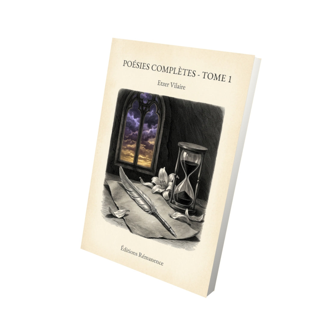 Livre Poésies complètes - Tome 1 par Etzer Vilaire - Vue 3D - Editions Remanence