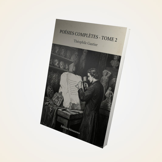 Livre Poésies Complètes - Tome 2 - Théophile Gautier - Couverture 3D