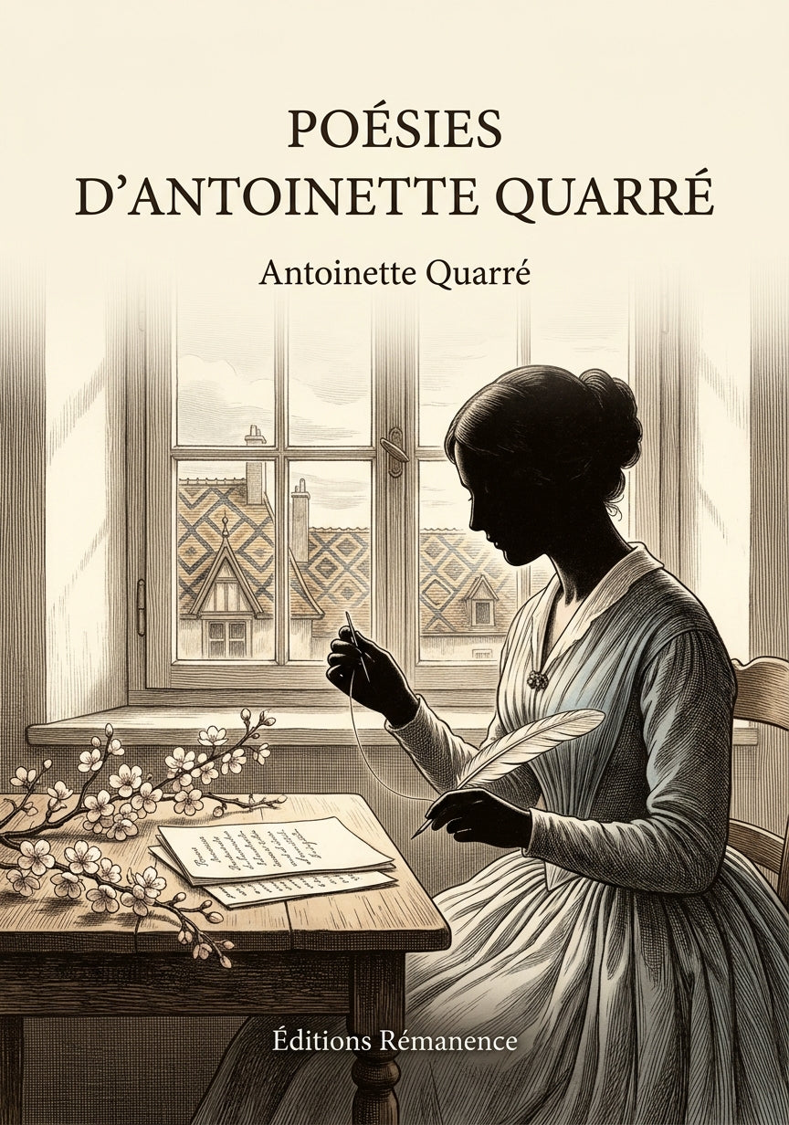 Livre Poésies d’Antoinette Quarré par Antoinette Quarré - Couverture - Editions Remanence