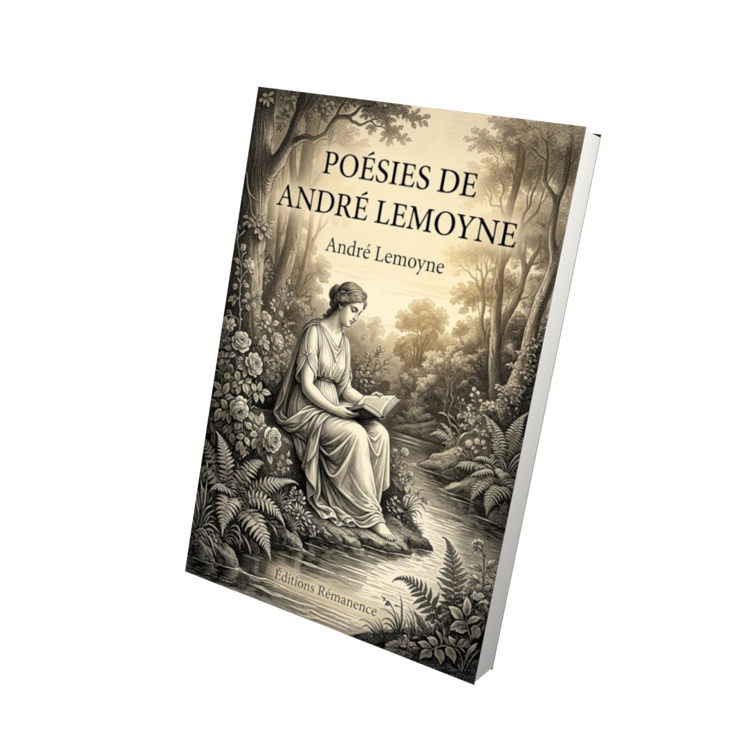 Livre Poésies de André Lemoyne par André Lemoyne - Vue 3D - Editions Remanence