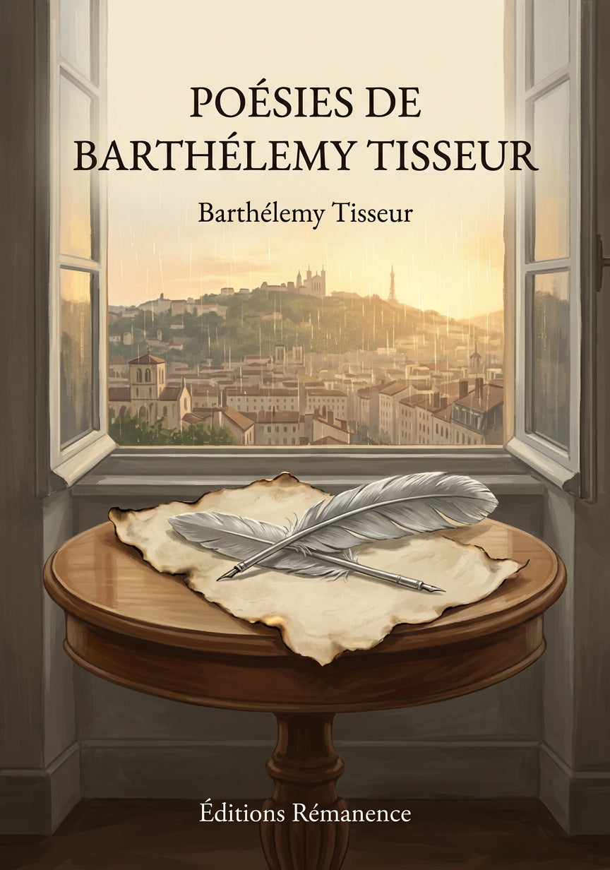 Livre Poésies de Barthélemy Tisseur par Barthélemy Tisseur - Couverture - Editions Remanence