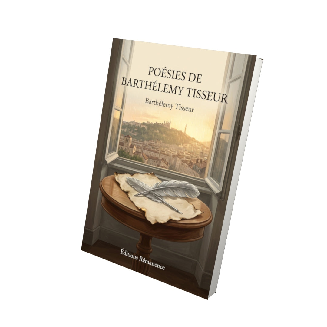 Livre Poésies de Barthélemy Tisseur par Barthélemy Tisseur - Vue 3D - Editions Remanence