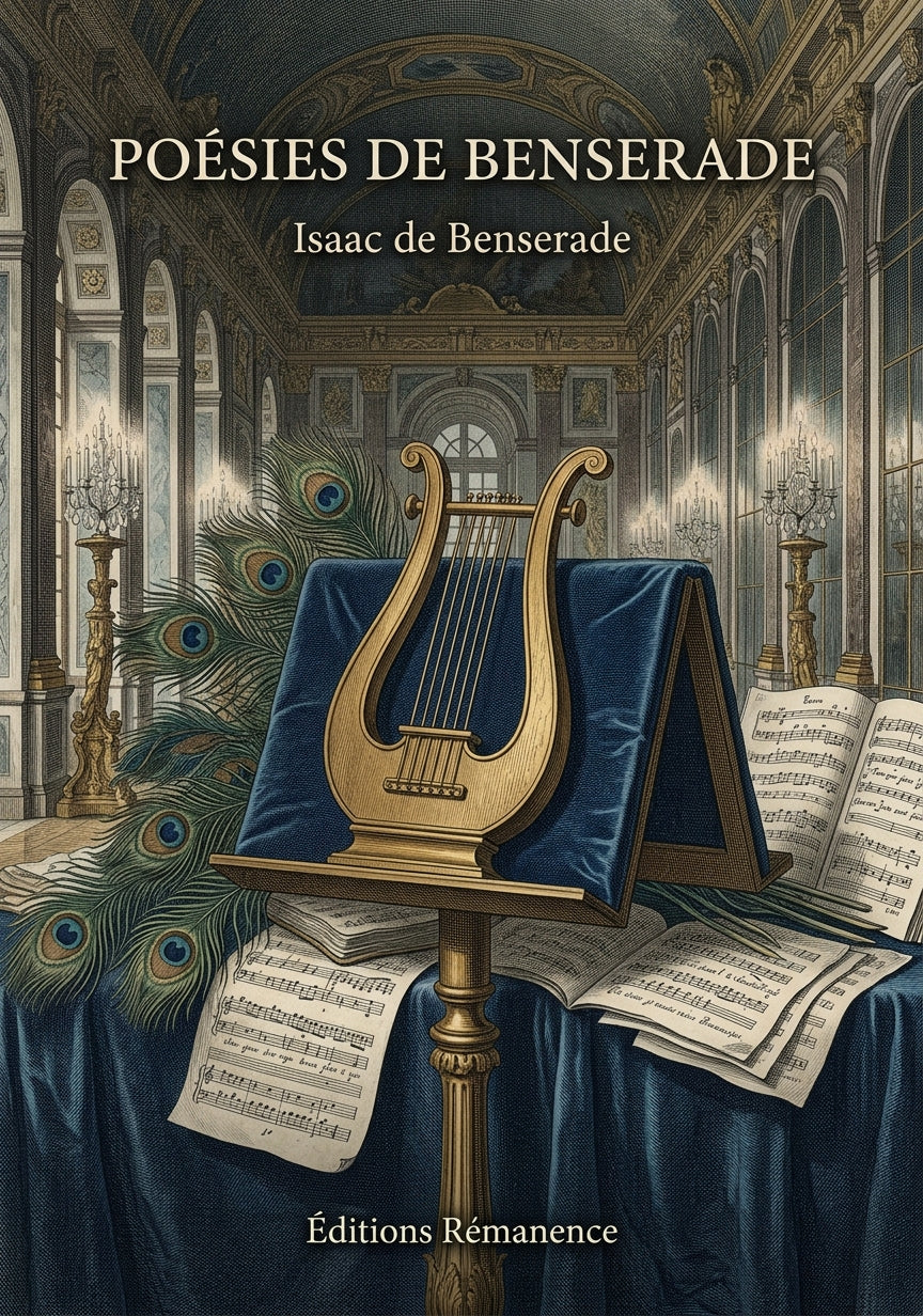 Livre Poésies de Benserade par Isaac de Benserade - Couverture - Editions Remanence