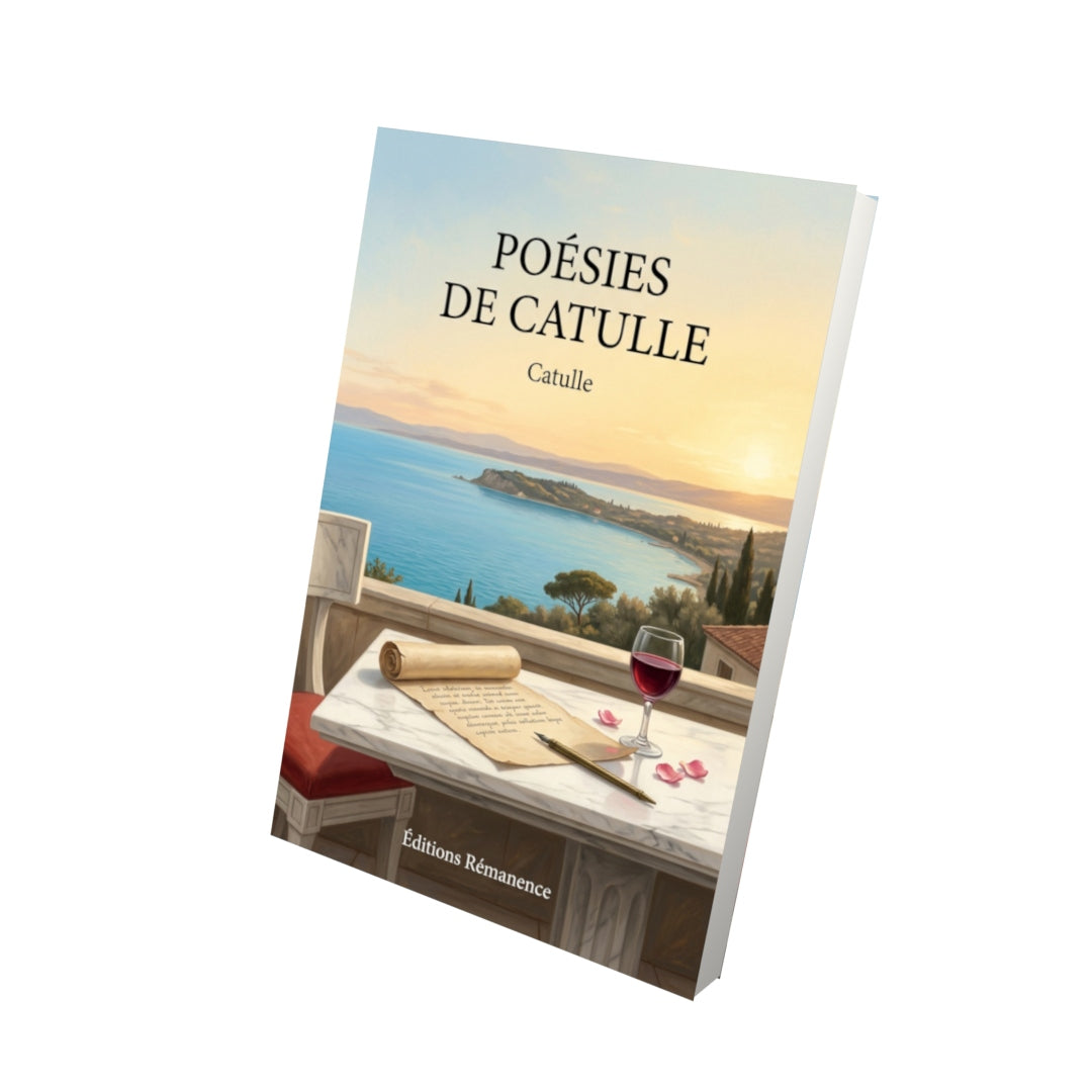 Livre Poésies de Catulle par Catulle - Vue 3D - Editions Remanence