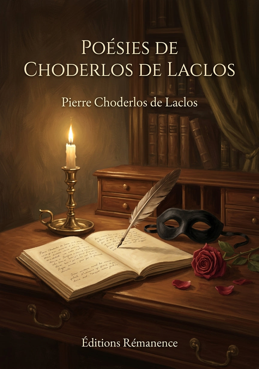 Livre Poésies de Choderlos de Laclos par Pierre Choderlos de Laclos - Couverture - Editions Remanence