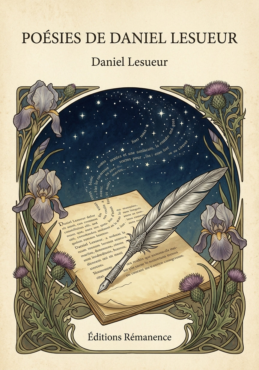 Poésies de Daniel Lesueur - Daniel Lesueur (Couverture)
