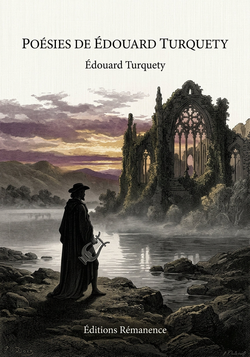 Livre Poésies de Édouard Turquety par Édouard Turquety - Couverture - Editions Remanence