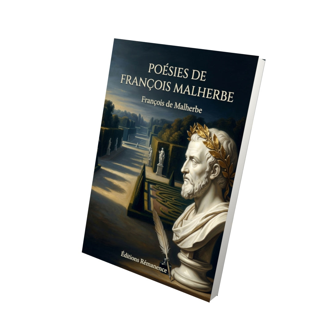 Livre Poésies de François Malherbe par François de Malherbe - Vue 3D - Editions Remanence