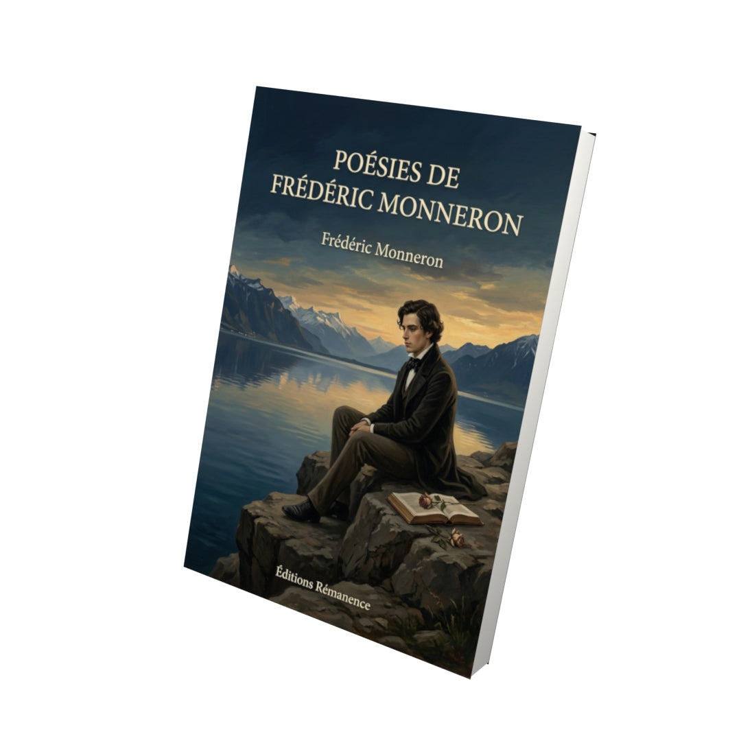 Livre Poésies de Frédéric Monneron par Frédéric Monneron - Vue 3D - Editions Remanence