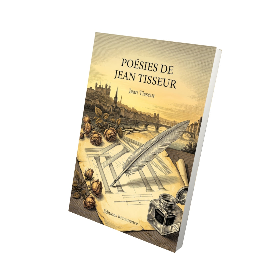 Livre Poésies de Jean Tisseur par Jean Tisseur - Vue 3D - Editions Remanence