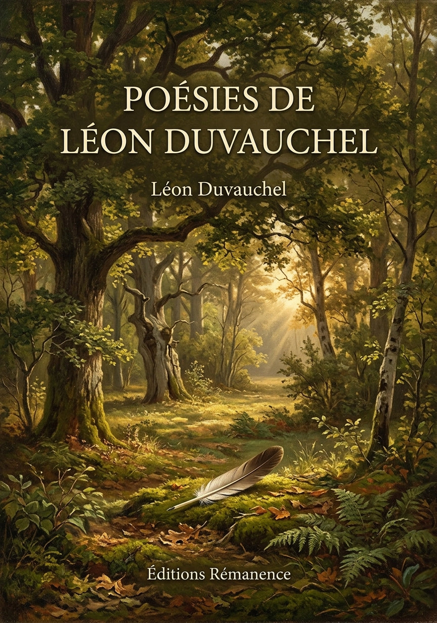 Livre Poésies de Léon Duvauchel par Léon Duvauchel - Couverture - Editions Remanence