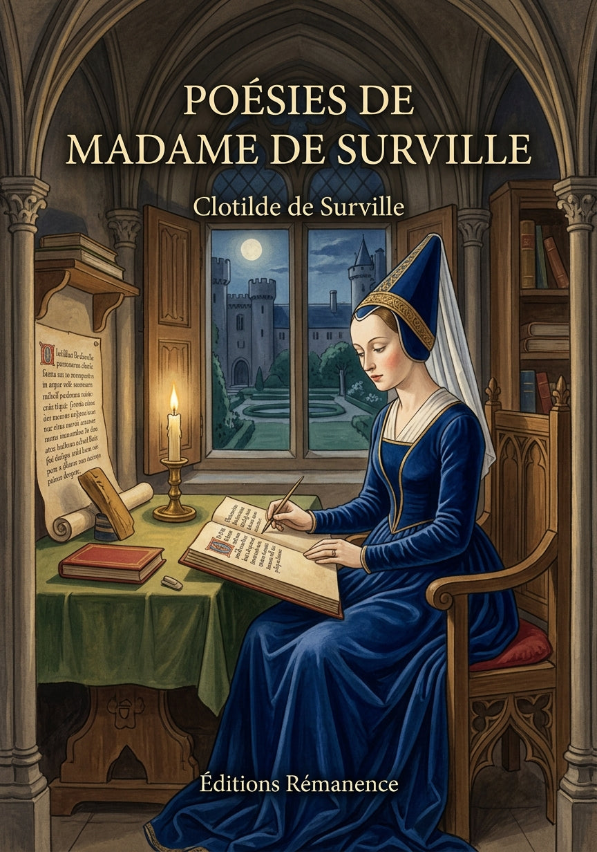 Livre Poésies de madame de Surville par Clotilde de Surville - Couverture - Editions Remanence