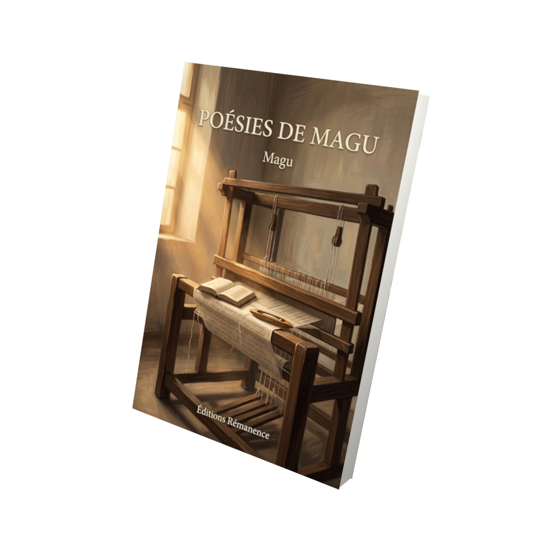 Livre Poésies de Magu par Magu - Vue 3D - Editions Remanence