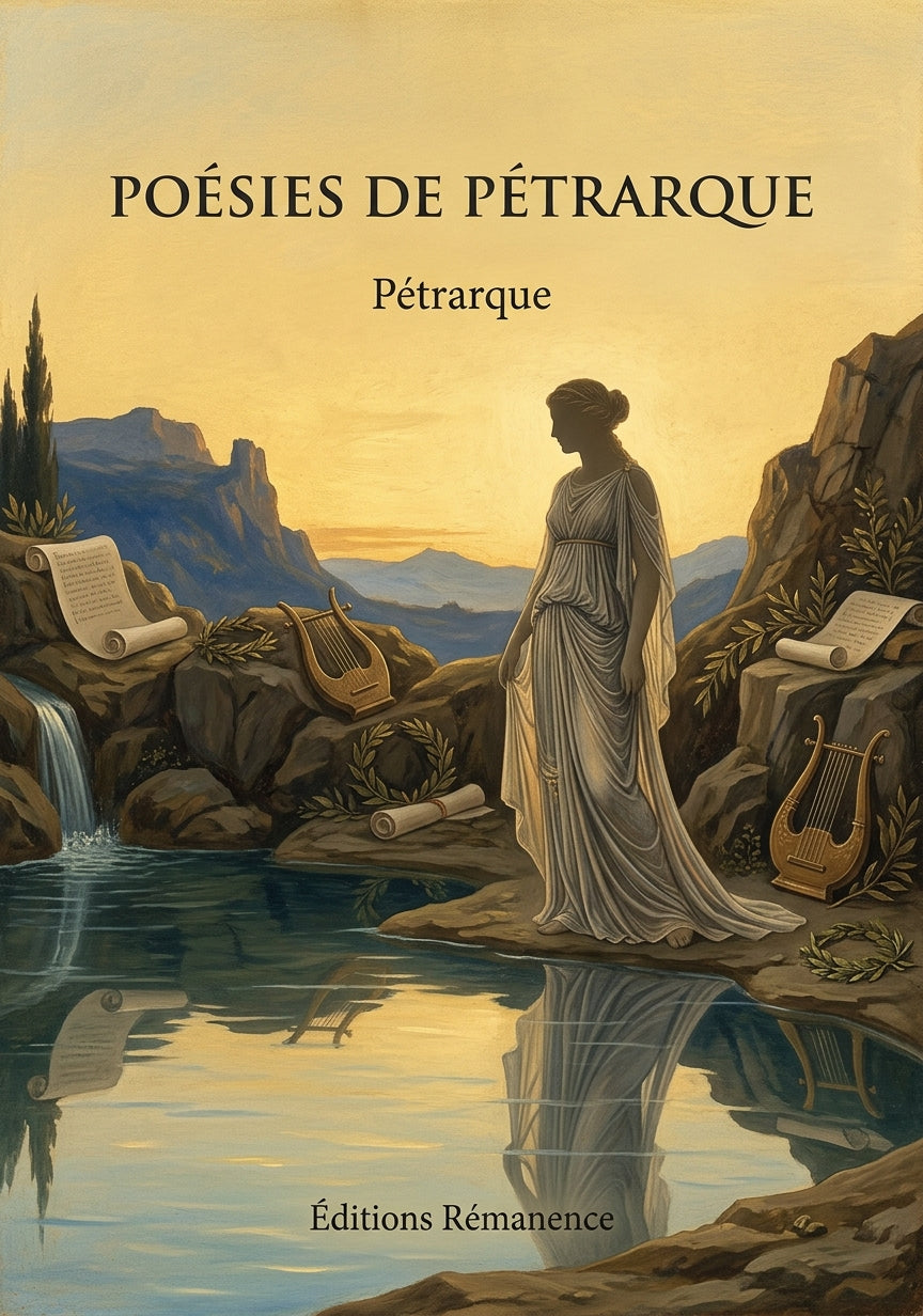 Livre Poésies de Pétrarque par Pétrarque - Couverture - Editions Remanence