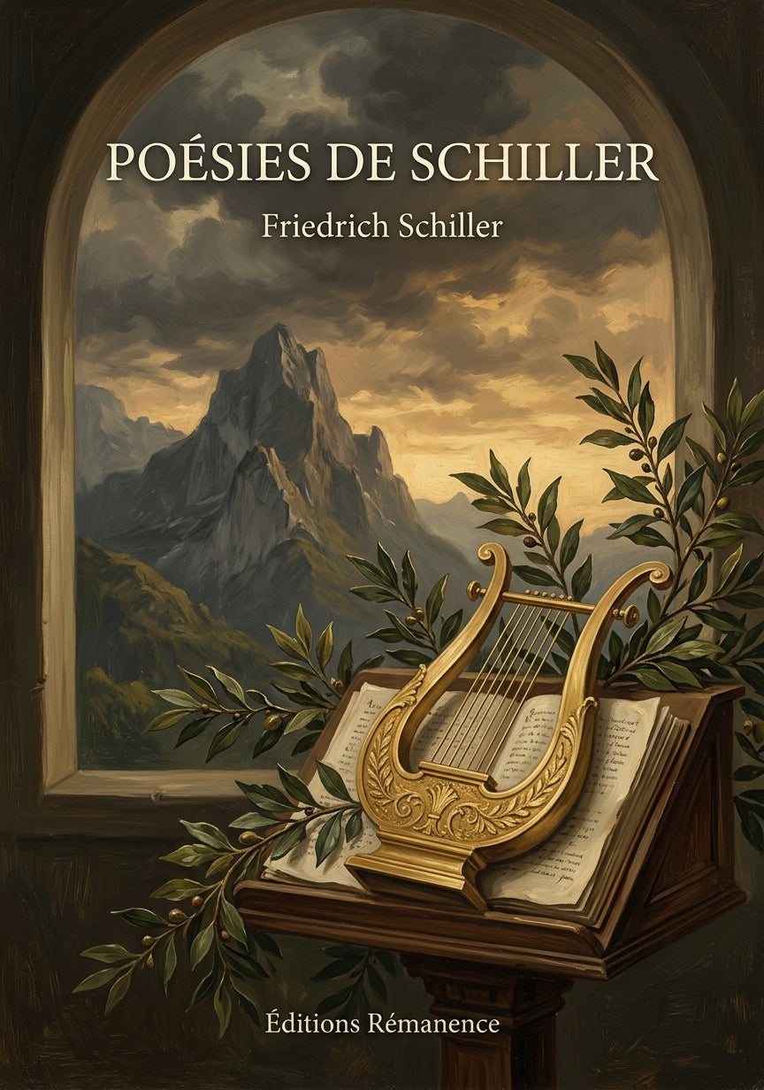 Livre Poésies de Schiller par Friedrich Schiller - Couverture - Editions Remanence