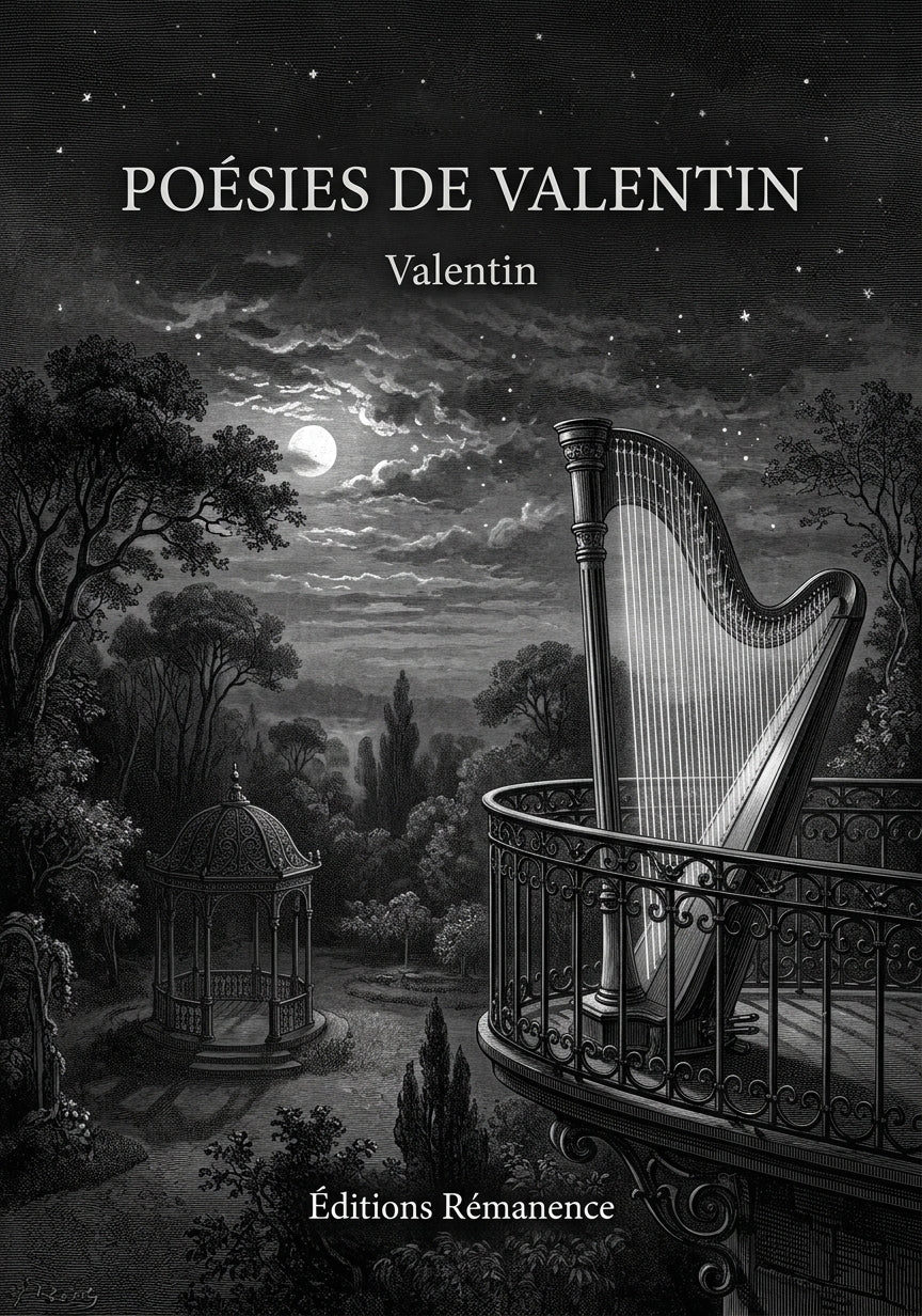 Livre Poésies de Valentin par Valentin - Couverture - Editions Remanence