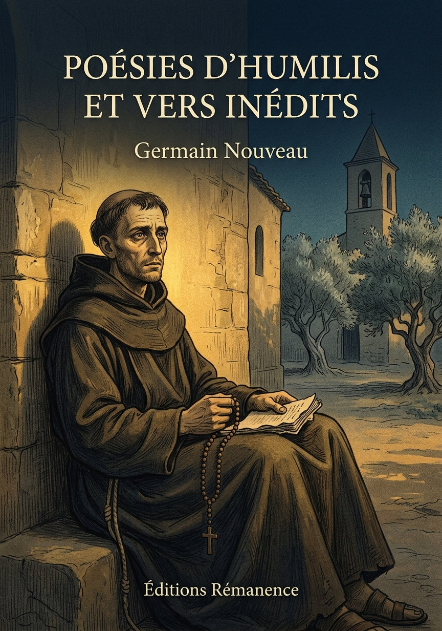 Livre Poésies d’Humilis et vers inédits par Germain Nouveau - Couverture - Editions Remanence