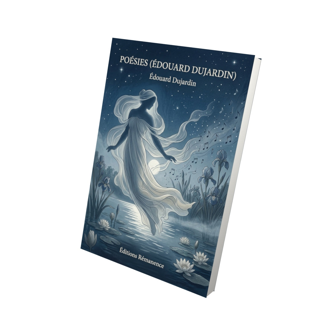 Livre Poésies (Édouard Dujardin) par Édouard Dujardin - Vue 3D - Editions Remanence