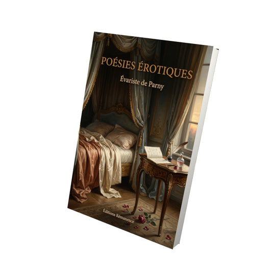 Livre Poésies érotiques par Évariste de Parny - Vue 3D - Editions Remanence