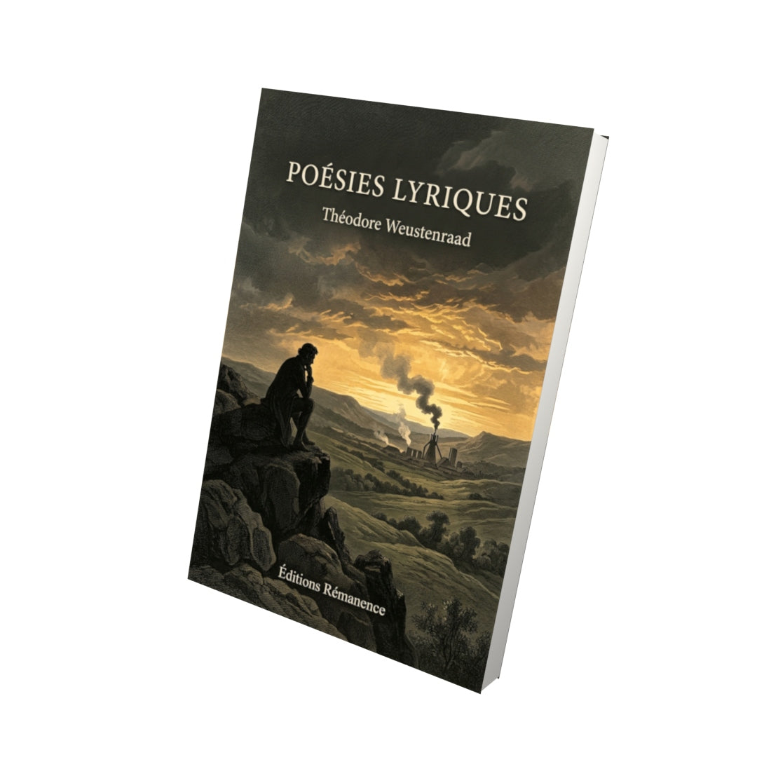 Livre Poésies lyriques par Théodore Weustenraad - Vue 3D - Editions Remanence