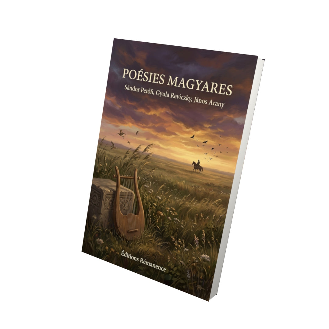 Livre Poésies magyares par Sándor Petőfi, Gyula Reviczky, János Arany - Vue 3D - Editions Remanence